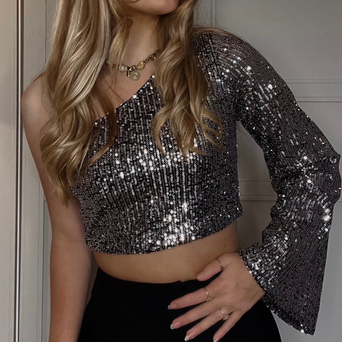 ZOË TOP ZILVER
